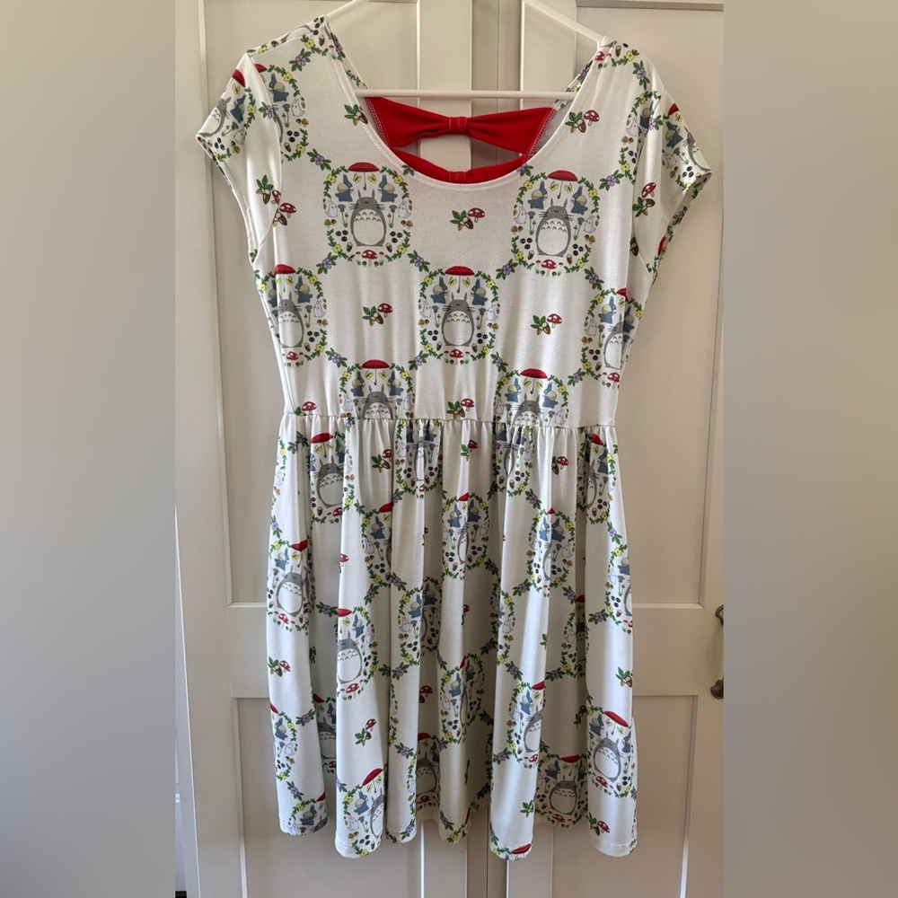 My Neighbor Totoro Garden Bow Dress Studio Ghibli by Her Universe Women's Sz L